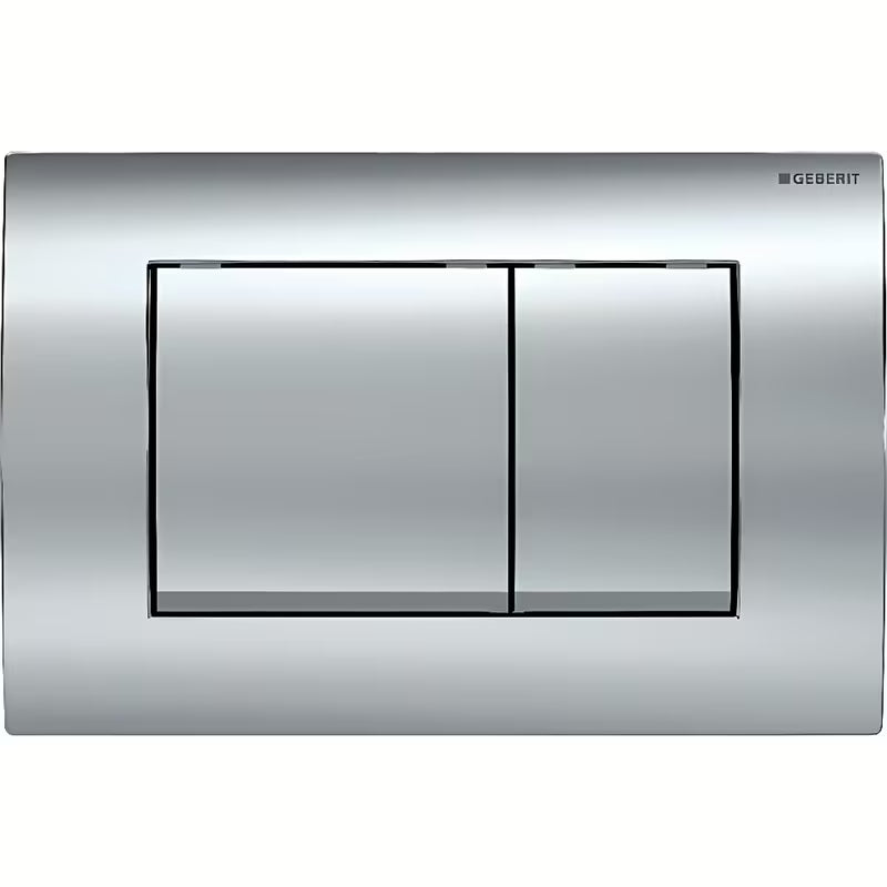 Sjajni krom tipka za aktiviranje Geberit Delta30 pro za ugradbene vodokotliće Delta.