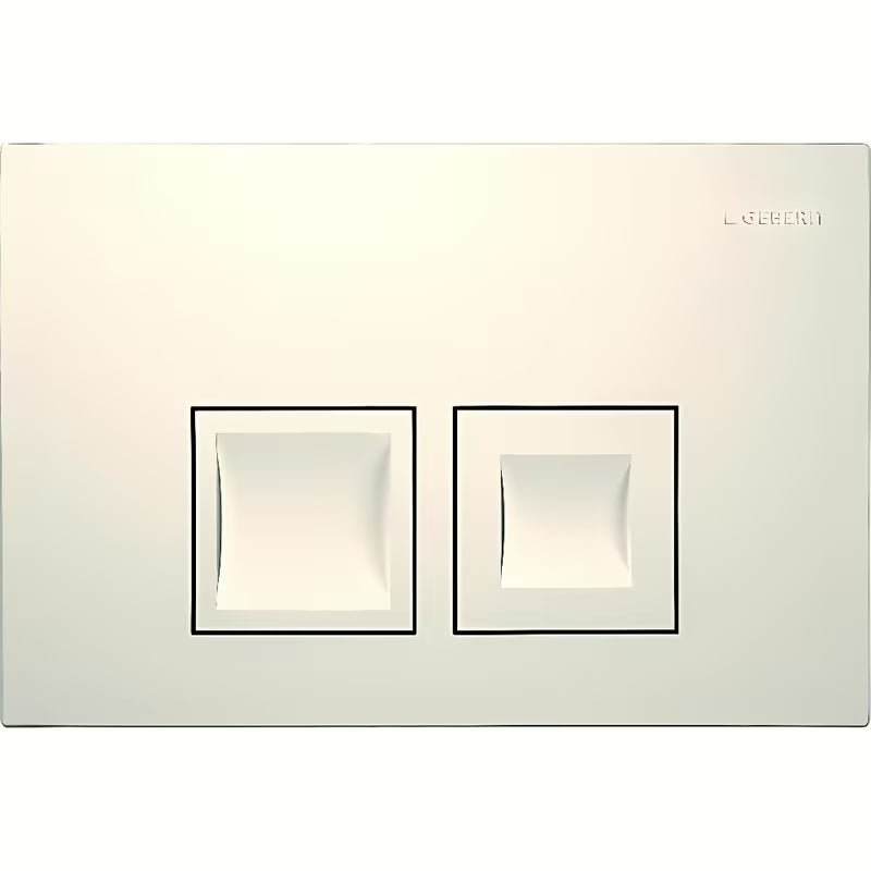 Geberit Delta35 tipka za aktiviranje u alpsko bijeloj boji pro za dvokoličinsko ispiranje