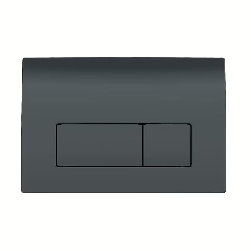 Crna tipka za aktiviranje Geberit Delta50 pro tipka za ispiranje s dvokoličinskim ispiranjem