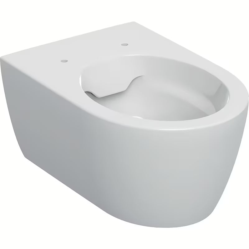 Geberit icon viseća WC školjka bez sustava za ispiranje u bijeloj boji sa skrivenim pričvršćenjem