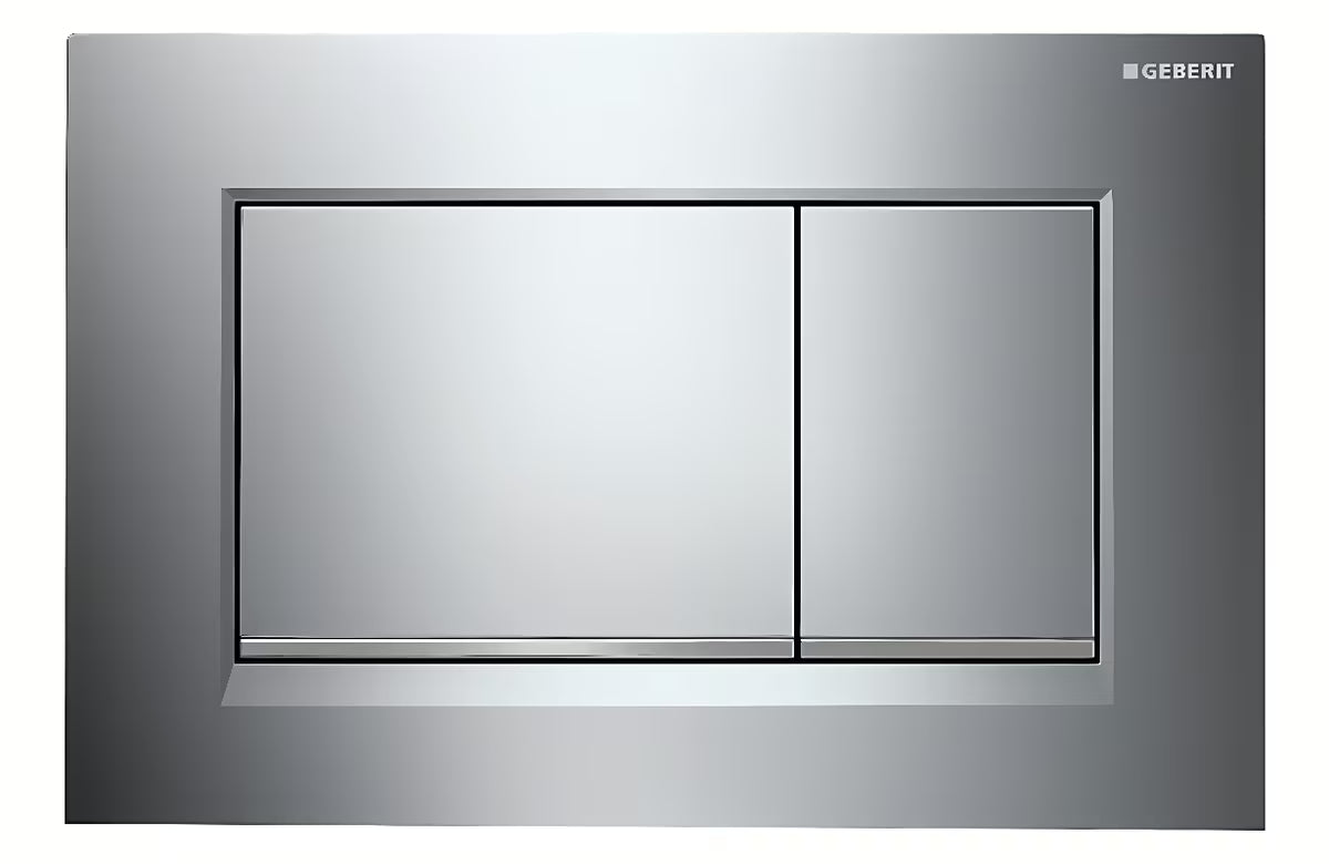 Tipka za Aktiviranje Geberit Sigma30 u izvedbi sjajni krom s mat trakom pro za podžbukni vodokotlić Sigma