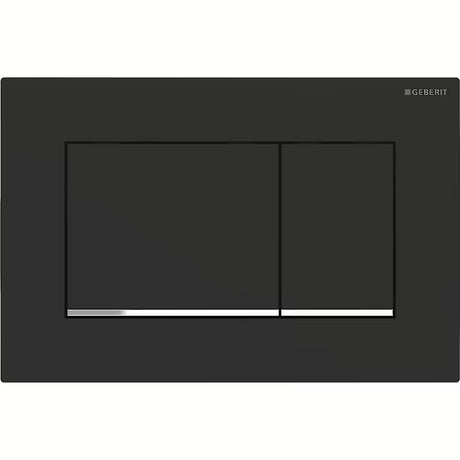 Tipka za Aktiviranje Geberit Sigma30 u crnoj mat izvedbi od plastike
