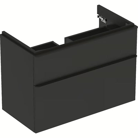 Viseća ormarić ispod umivaonika Geberit Smyle Square 88,4x47x62 cm u antracit izvedbi