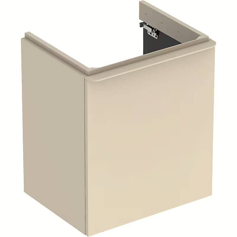 Geberit Smyle Square viseća ormarić ispod umivaonika u sivoj boji, 53,6x43,3x62 cm.