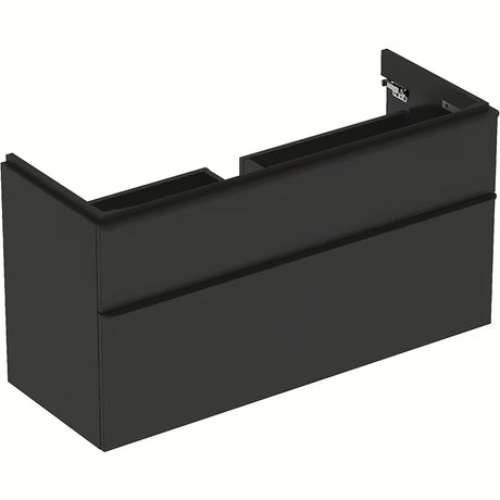 Viseća ormarić ispod umivaonika Geberit Smyle Square 118,4x62x47 cm u antracit boji