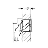 Geberit Sigma set pro za umetanje WC školjke tableta u podžbukni vodokotlić s prednjim aktiviranjem