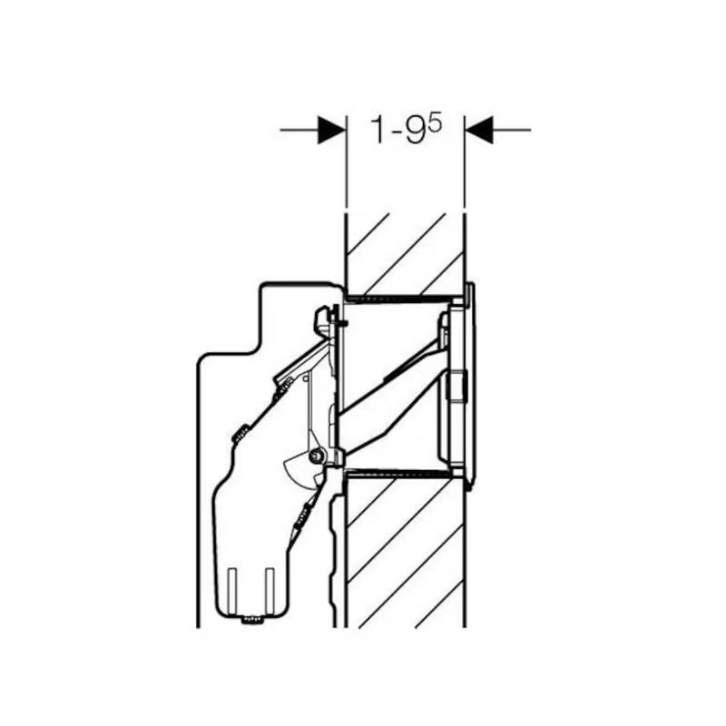 Geberit Sigma set pro za umetanje WC školjke tableta u podžbukni vodokotlić s prednjim aktiviranjem
