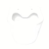 Bijeli viseća WC školjka Glacera Ava bez sustava za ispiranje s wc daskom soft Close sa skrivenim pričvršćenjem.