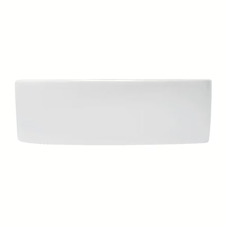 Bijeli kutne desni mali umivaonik Glacera Bigio 42x29,5 cm bez preljeva s otvorom pro za slavinu desno.