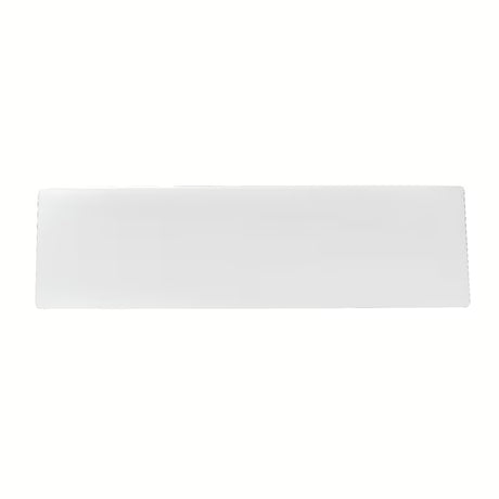 Bijeli keramički mali umivaonik Glacera Bigio 50 x 25 cm s otvorom pro za slavinu lijevo