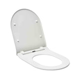 Bijela supertanka WC daska Glacera EasySlim44 od duroplasta sa šarkama soft Close i pričvršćenjem EasyLock.