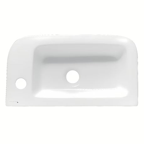 Bijeli keramički mali umivaonik Glacera Project 45x24 cm s otvorom pro za slavinu desno