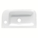 Bijeli keramički mali umivaonik Glacera Project 45x24 cm s otvorom pro za slavinu desno