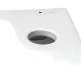 Bijeli keramički mali umivaonik Glacera Project 45x24 cm s otvorom pro za slavinu desno