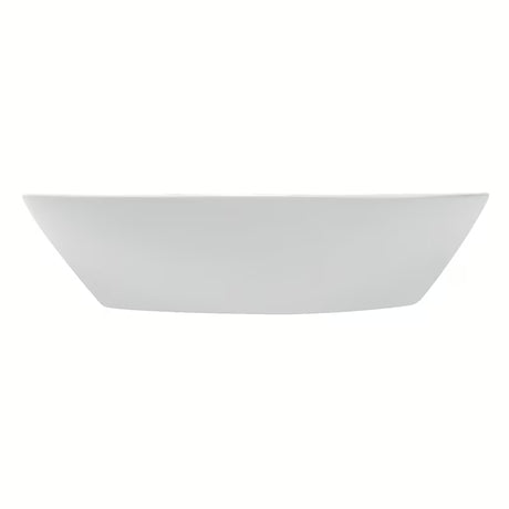 Bijeli keramički umivaonik na ploču Glacera Vallone bez preljeva dimenzija 58,5x38,5 cm.