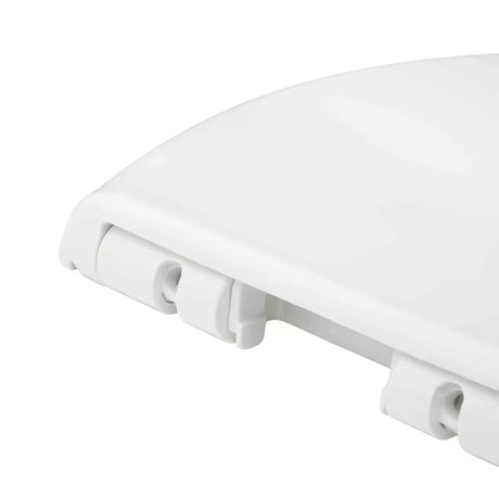 Bijela dječja WC daska Glacera Babynew s integriranim umetkom i sporim spuštanjem soft Close.