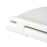 Bijela supertanka WC daska Glacera EasySlim33 od duroplasta s soft Close i pričvršćenjem EasyLock
