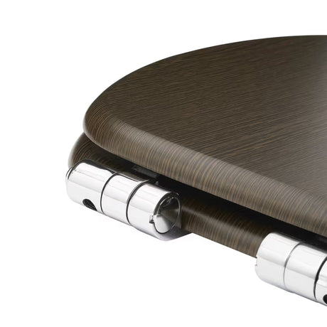 WC daska Glacera u dekoru wenge sa šarkama soft Close i Easy pričvršćenjem