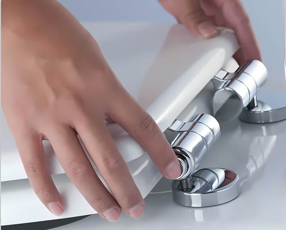 WC daska Glacera u dekoru wenge sa šarkama soft Close i Easy pričvršćenjem