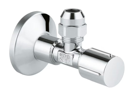 Grohe kutni ventil s pokrivnom kapicom u krom izvedbi pro zidni priključak DN 15