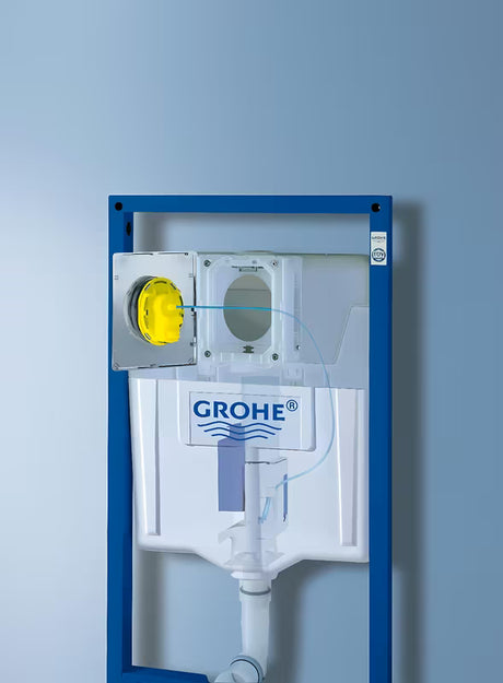 Komplet za preinaku Grohe na dvokoličinsko ispiranje s tehnologijom Grohe WaterSaving i podesivim protokom 6–9 l.