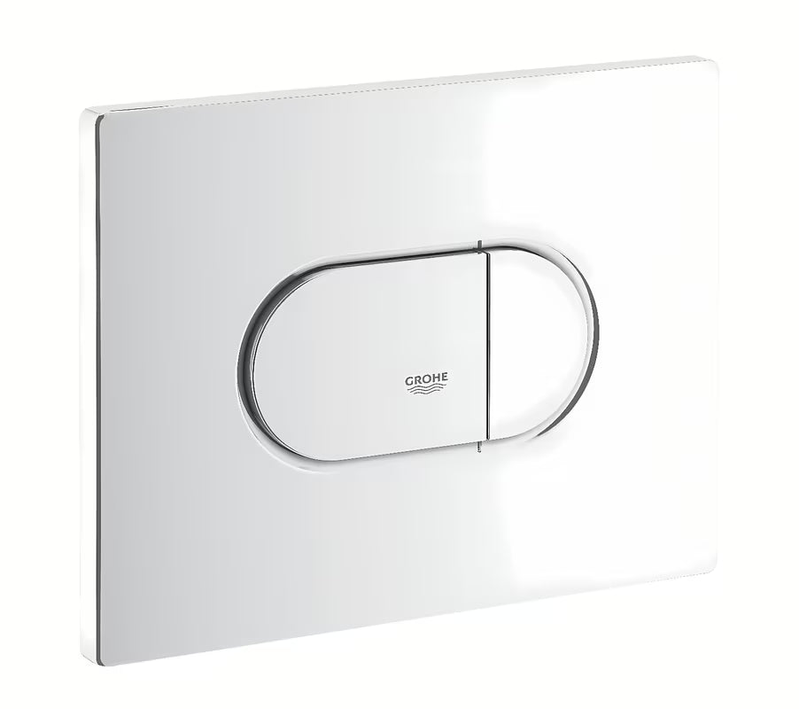 Bijelo tipka za aktiviranje Grohe Arena Cosmopolitan pro s 2-količinskim ispiranjem i funkcijom start/stop