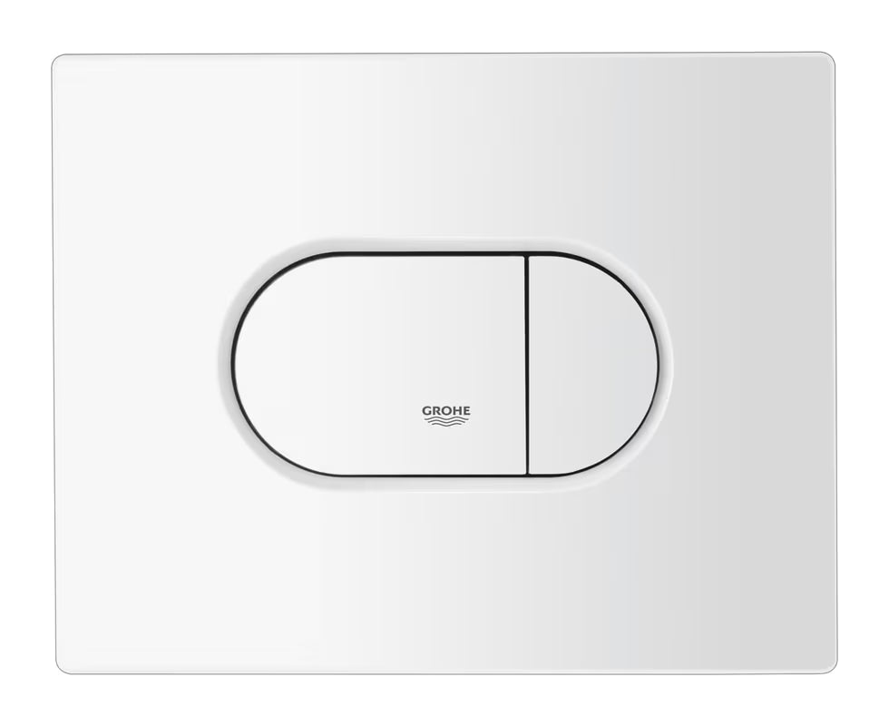Bijelo tipka za aktiviranje Grohe Arena Cosmopolitan pro s 2-količinskim ispiranjem i funkcijom start/stop