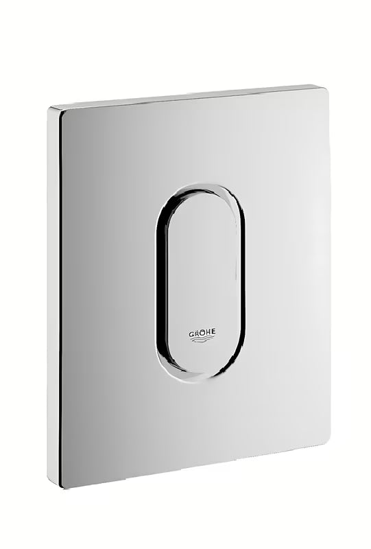 Kromirani tipka za aktiviranje pro pisoar Grohe Arena Cosmopolitan s površinom GROHE StarLight