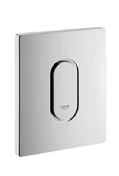 Kromirani tipka za aktiviranje pro pisoar Grohe Arena Cosmopolitan s površinom GROHE StarLight