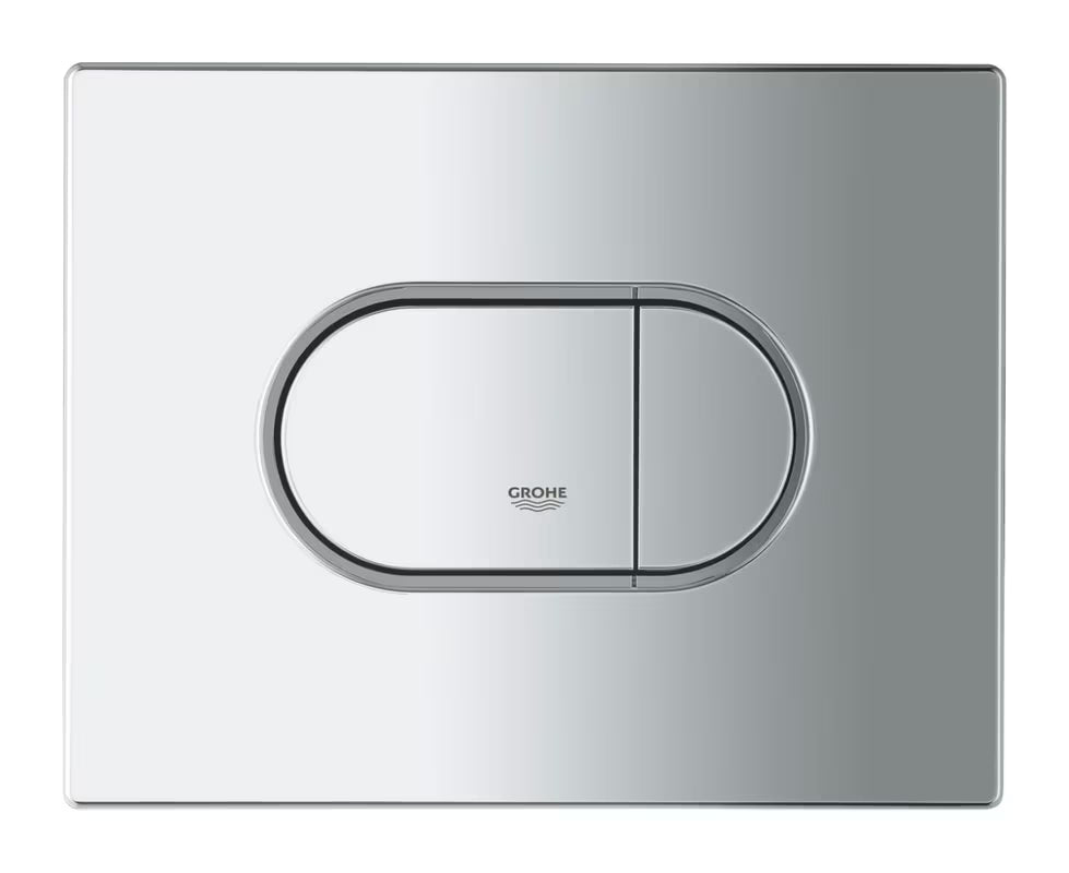 Kromirani tipka za aktiviranje Grohe Arena Cosmopolitan pro s dvokoličinskim ispiranjem ili start/stop