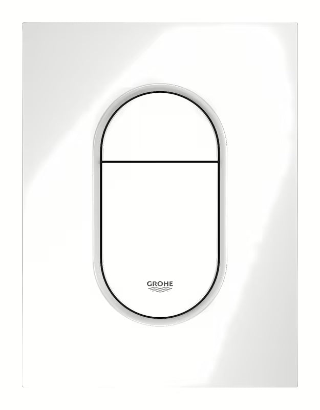 Ispirna tipka Grohe Arena Cosmopolitan S u alpsko bijeloj boji pro podžbukni vodokotlići s DualFlush i start/stop