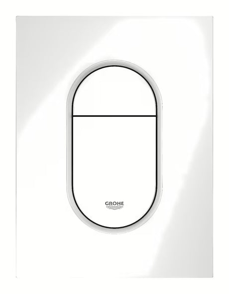Ispirna tipka Grohe Arena Cosmopolitan S u alpsko bijeloj boji pro podžbukni vodokotlići s DualFlush i start/stop