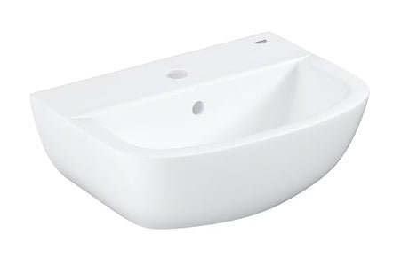 Viseće mali umivaonik Grohe Bau Ceramic 45 453 × 354 mm u boji alpine white s preljevom