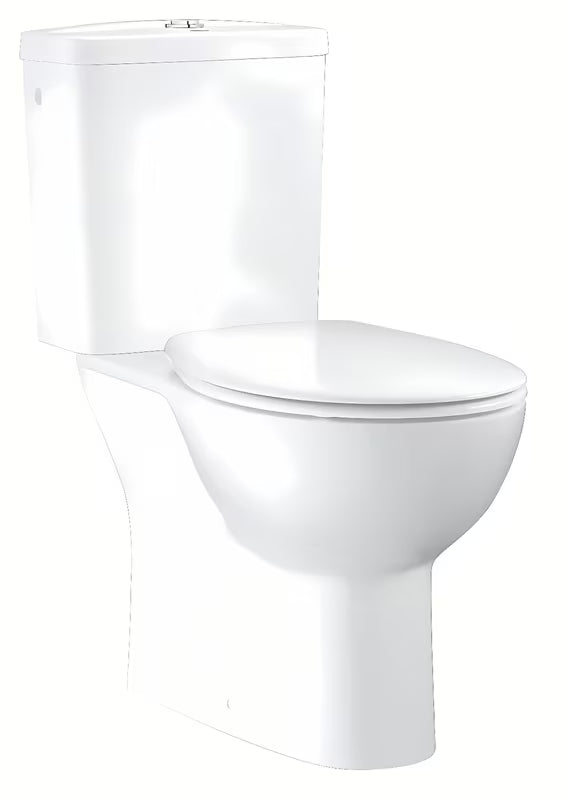 WC kombi Grohe Bau Ceramic u boji Alpine White s Rimless WC školjkom bez ruba i sjedalom soft Close