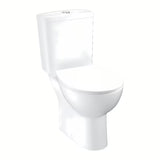 Bijeli WC kombi Grohe Bau Ceramic s Rimless školjkom i slim sjedalom soft Close
