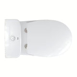 Bijeli WC kombi Grohe Bau Ceramic s Rimless školjkom i slim sjedalom soft Close