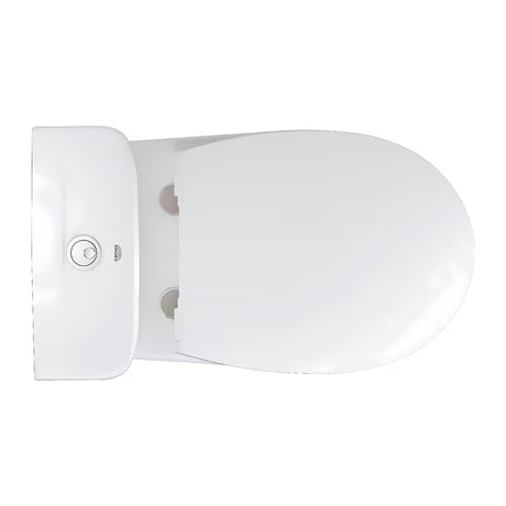 Bijeli WC kombi Grohe Bau Ceramic s Rimless školjkom i slim sjedalom soft Close