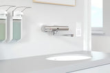 Ugradbeni umivaonik Grohe Bau Ceramic 55 560 × 420 mm u izvedbi alpine white s preljevom