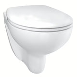 Viseća WC Školjka Grohe Bau Ceramic u boji Alpine White s rimless izvedbom i sjedalom soft Close