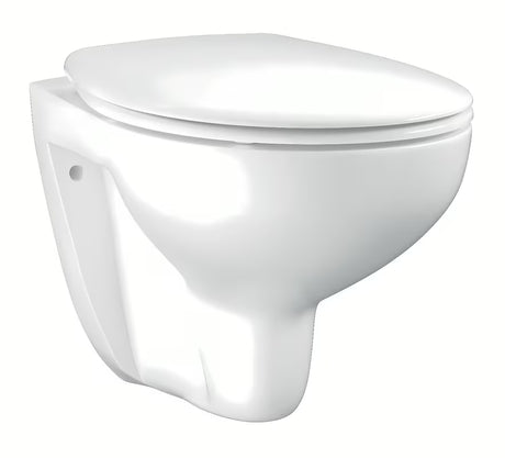Viseća WC Školjka Grohe Bau Ceramic u boji Alpine White s rimless izvedbom i sjedalom soft Close