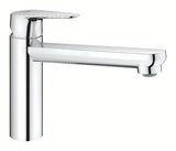 Kromirana jednoručna baterija miješalica za sudoper Grohe baucurve sa srednje visokim zakretnim izljevom