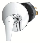 Grohe bauedge podžbukna jednoručna baterija miješalica za tuš u krom izvedbi uključuje podžbukno tijelo