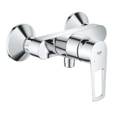 Grohe bauloop jednoručna baterija zidna miješalica za tuš u krom izvedbi bez tuš seta