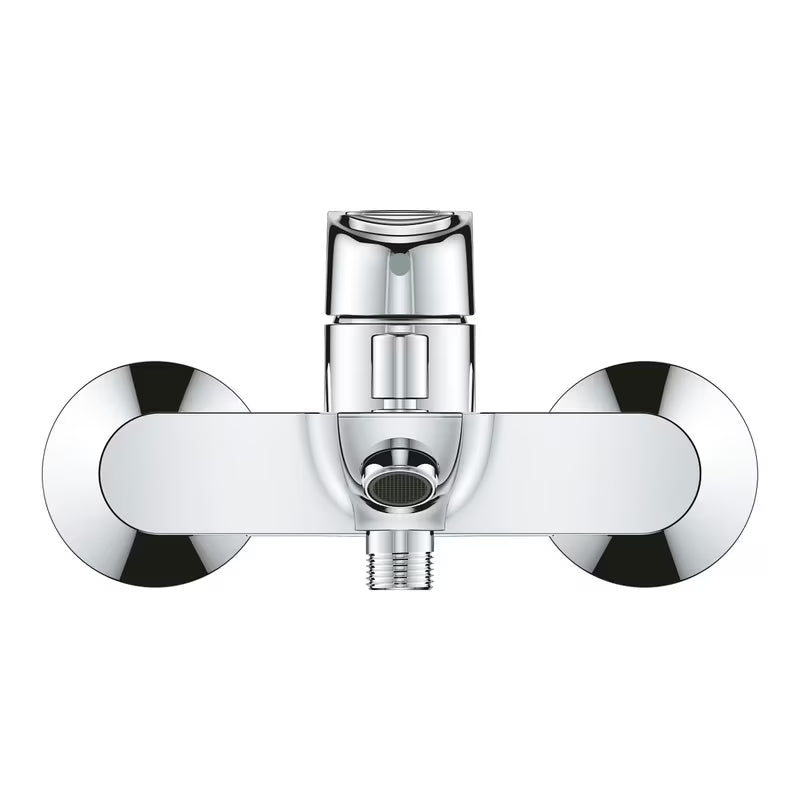 Jednoručna Baterija zidna miješalica za kadu Grohe bauloop u krom izvedbi bez tuš seta.