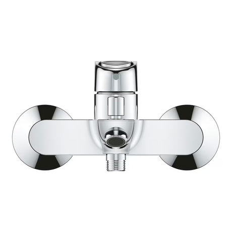 Jednoručna Baterija zidna miješalica za kadu Grohe bauloop u krom izvedbi bez tuš seta.
