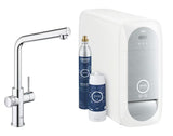 Kromirana miješalica za sudoper Grohe Blue Home Duo pro za filtriranu, ohlađenu i gaziranu vodu