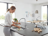 Grohe Blue Home miješalica za sudoper supersteel s funkcijom filtracije i hladnjakom pro za gaziranu vodu