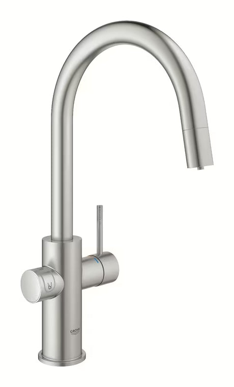 Grohe Blue Home miješalica za sudoper supersteel s filtracijom i hladnjakom pro za negaziranu i gaziranu vodu