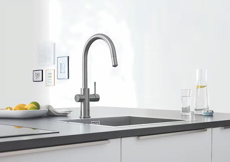 Grohe Blue Home miješalica za sudoper supersteel s filtracijom i hladnjakom pro za negaziranu i gaziranu vodu