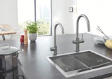 Grohe Blue Home miješalica za sudoper supersteel s filtracijom i hladnjakom pro za negaziranu i gaziranu vodu
